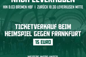 Entlastungszug nach Leverkusen